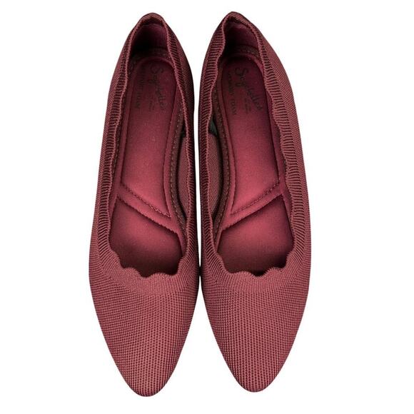 Seychelles Shoes - NWOT Seychelles Memory Foam Berry Flats Size 10